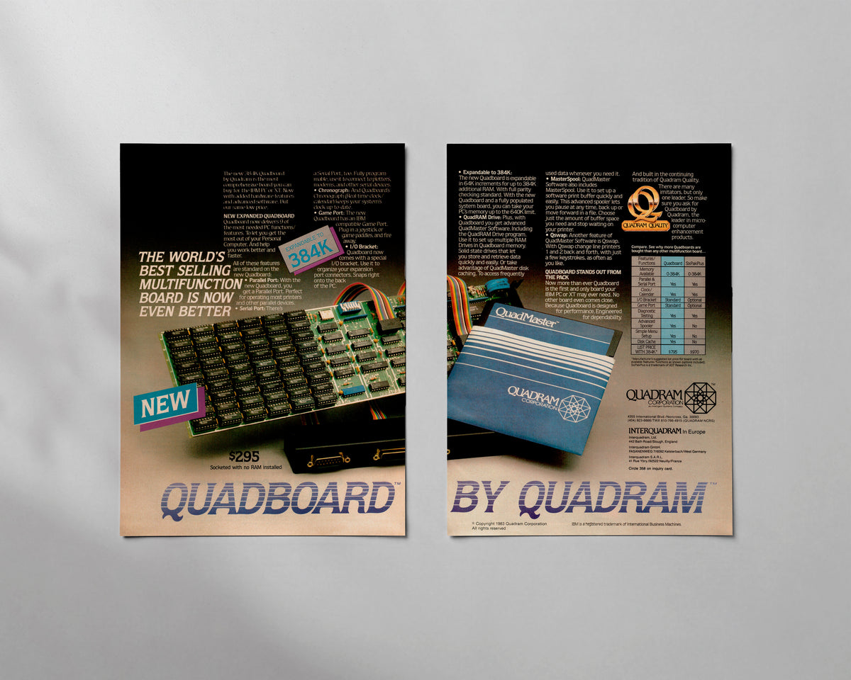 Quadram—Quadboard