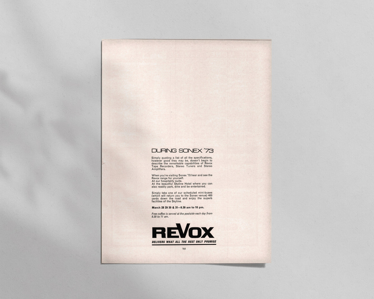 Revox—Sonex ‘73