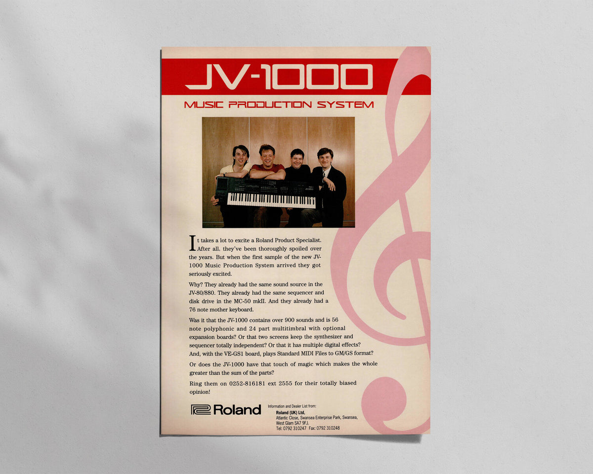 Roland—JV-1000 Music Production System