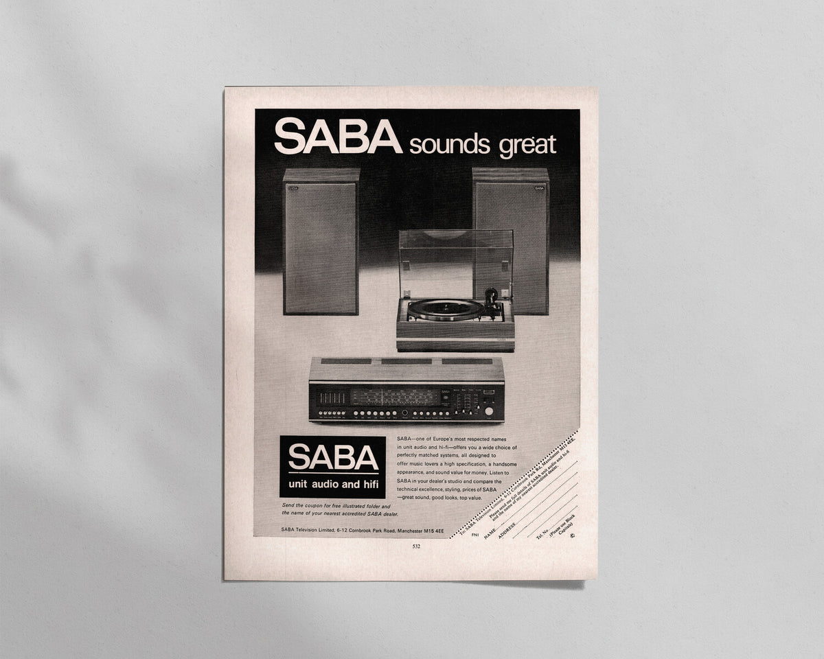 SABA—“Sounds great”