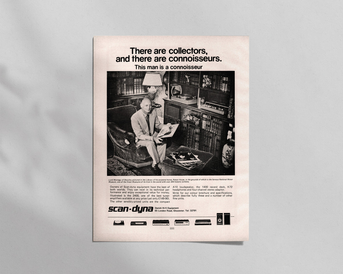 Scan-dyna—“There are collectors, and there are connoisseurs.”