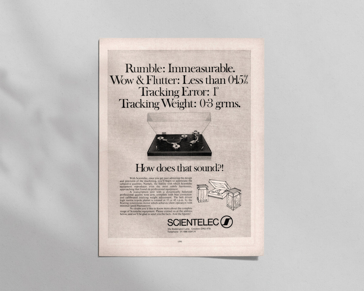 Scientelec—“How does that sound?”
