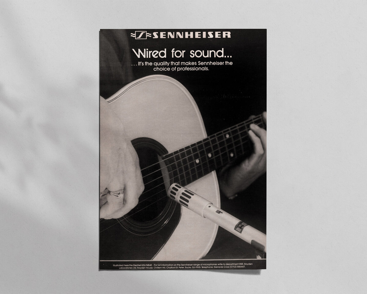 Sennheiser—“Wired for sound...”