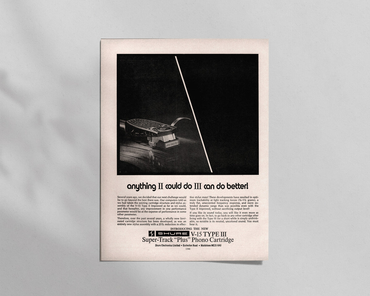 Shure—V-15 Type III Cartridge