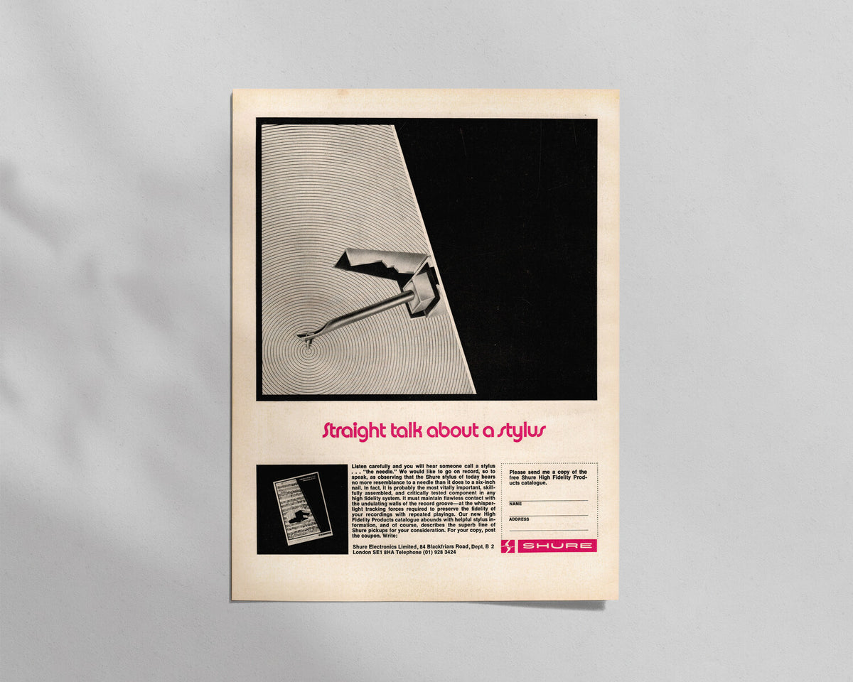 Shure—“Straight talk about a stylus”