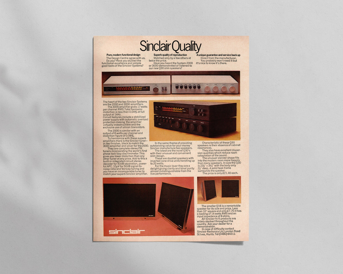 Sinclair—4000 Amplifier & Tuner