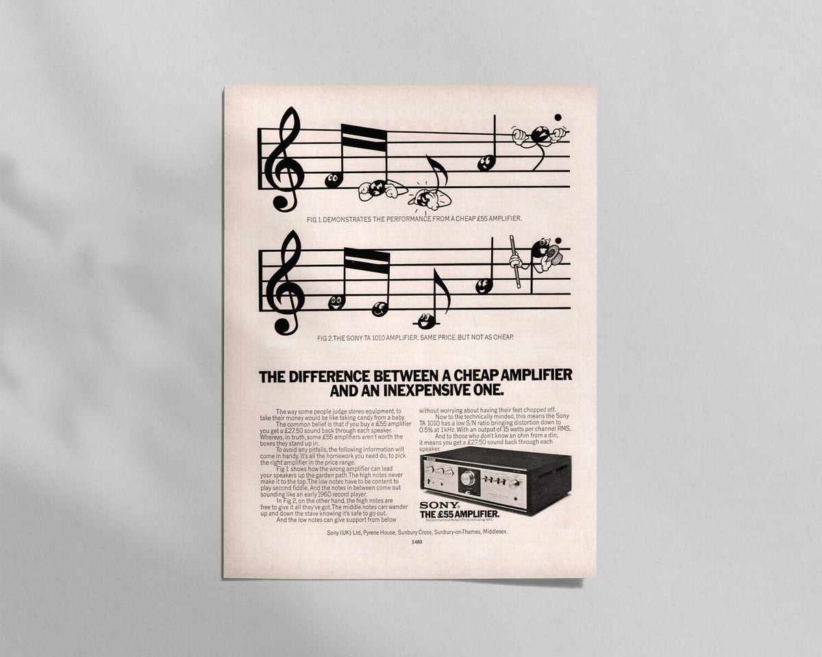Sony—TA 1010 Amplifier
