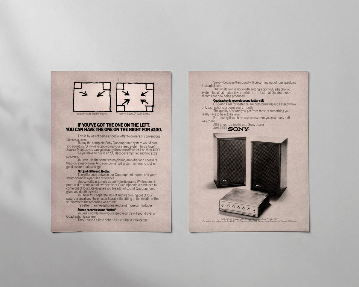 Sony—Quadrophonic System