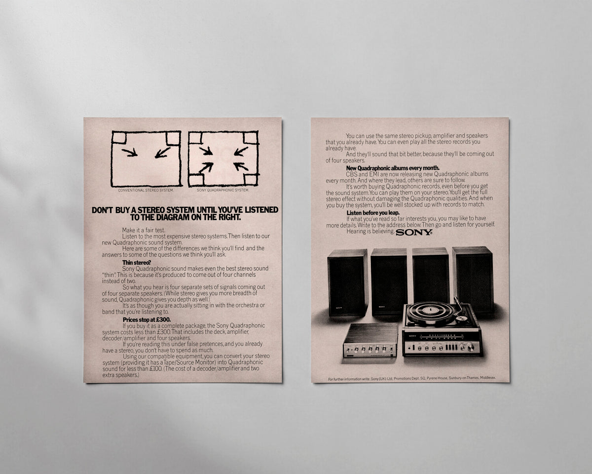 Sony—Quadrophonic System