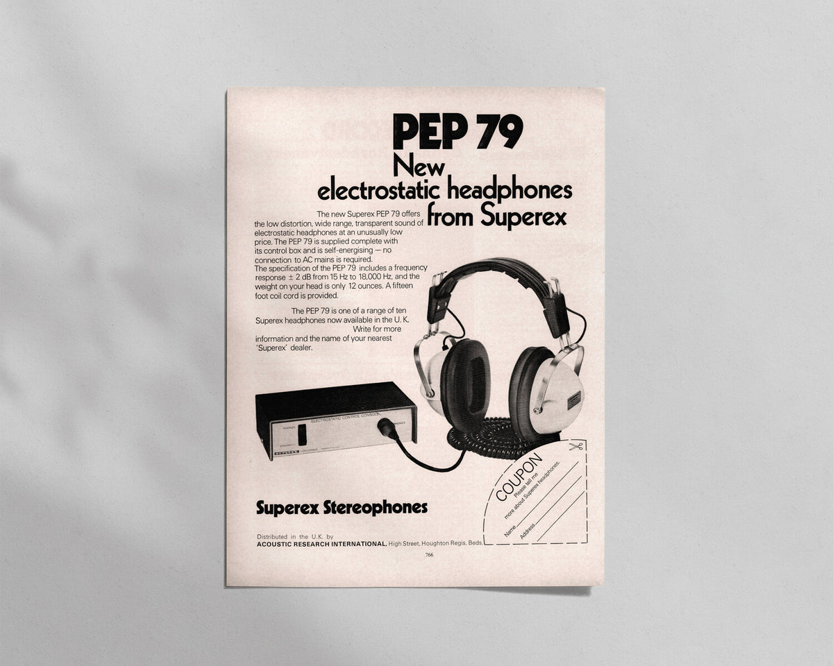 Superex—PEP 79 Headphones