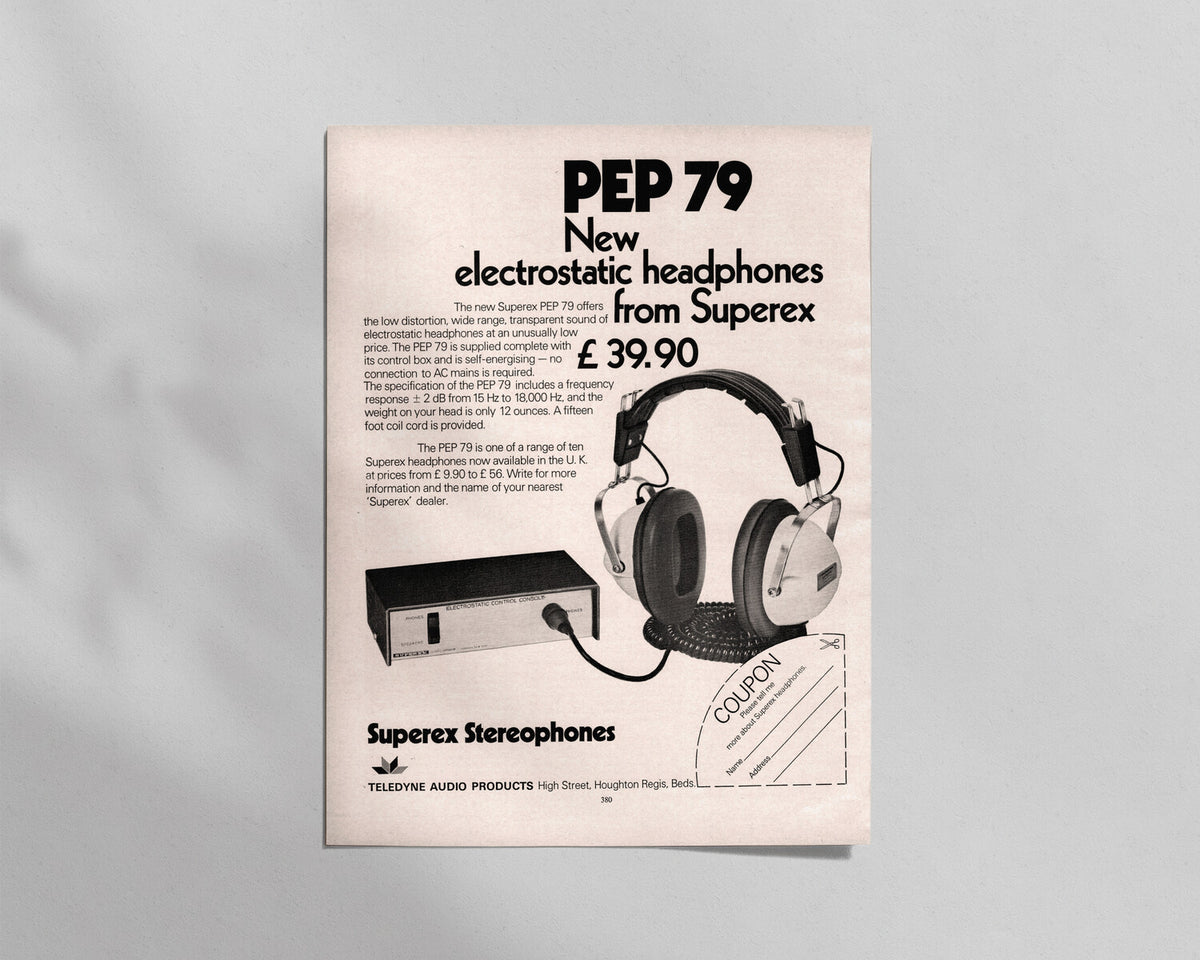 Superex—PEP 79 Headphones