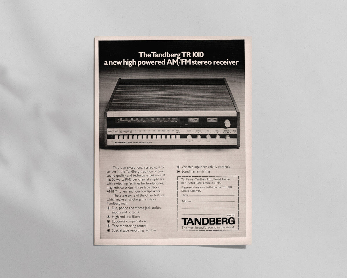 Tandberg—TR 1010 Receiver
