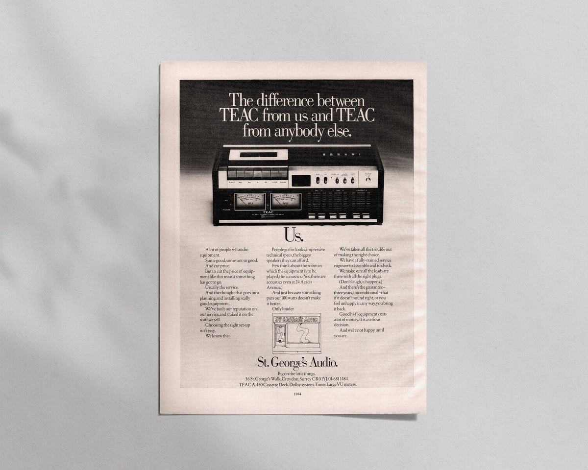 TEAC—A-450 Cassette Deck