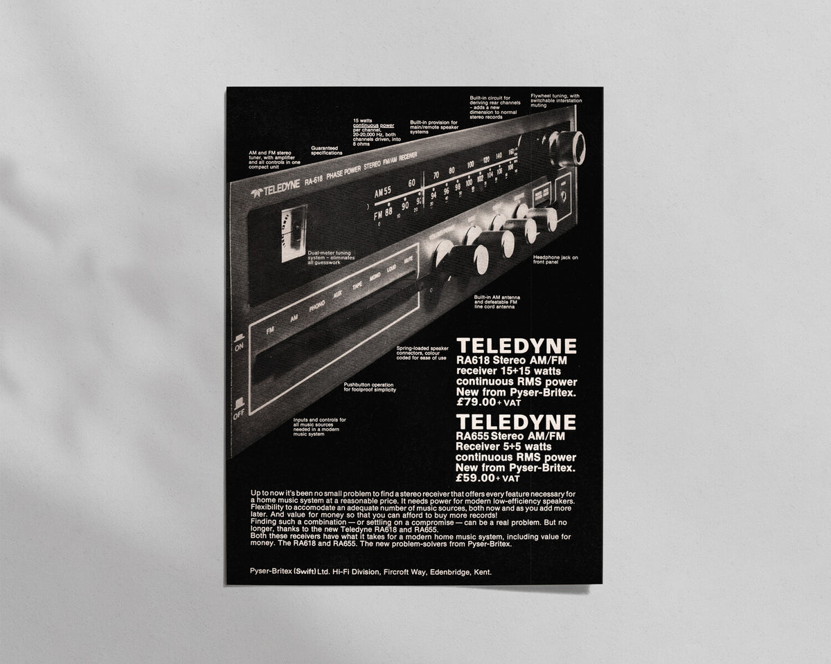 Teledyne—RA618 & RA655 Receivers