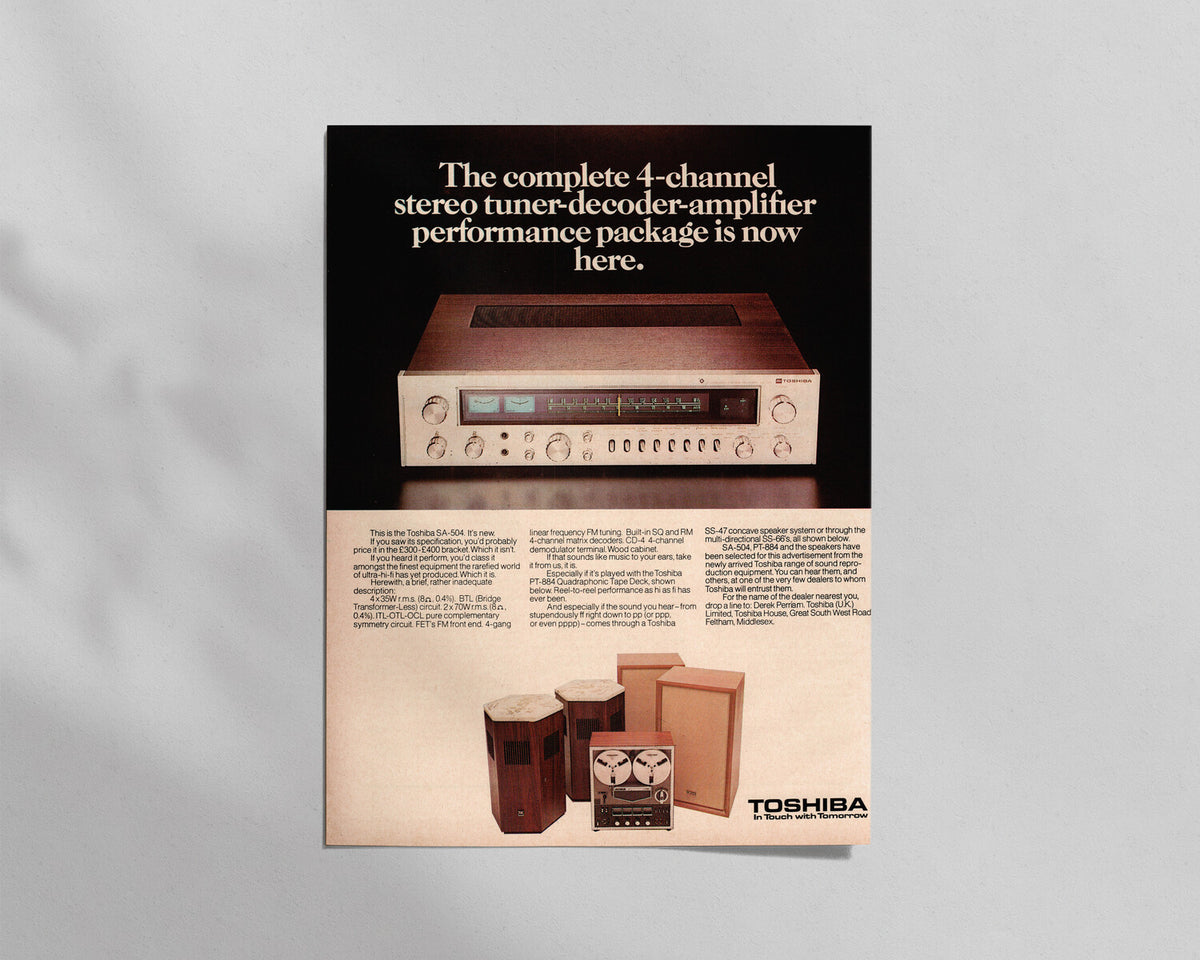 Toshiba—SA-504 Receiver