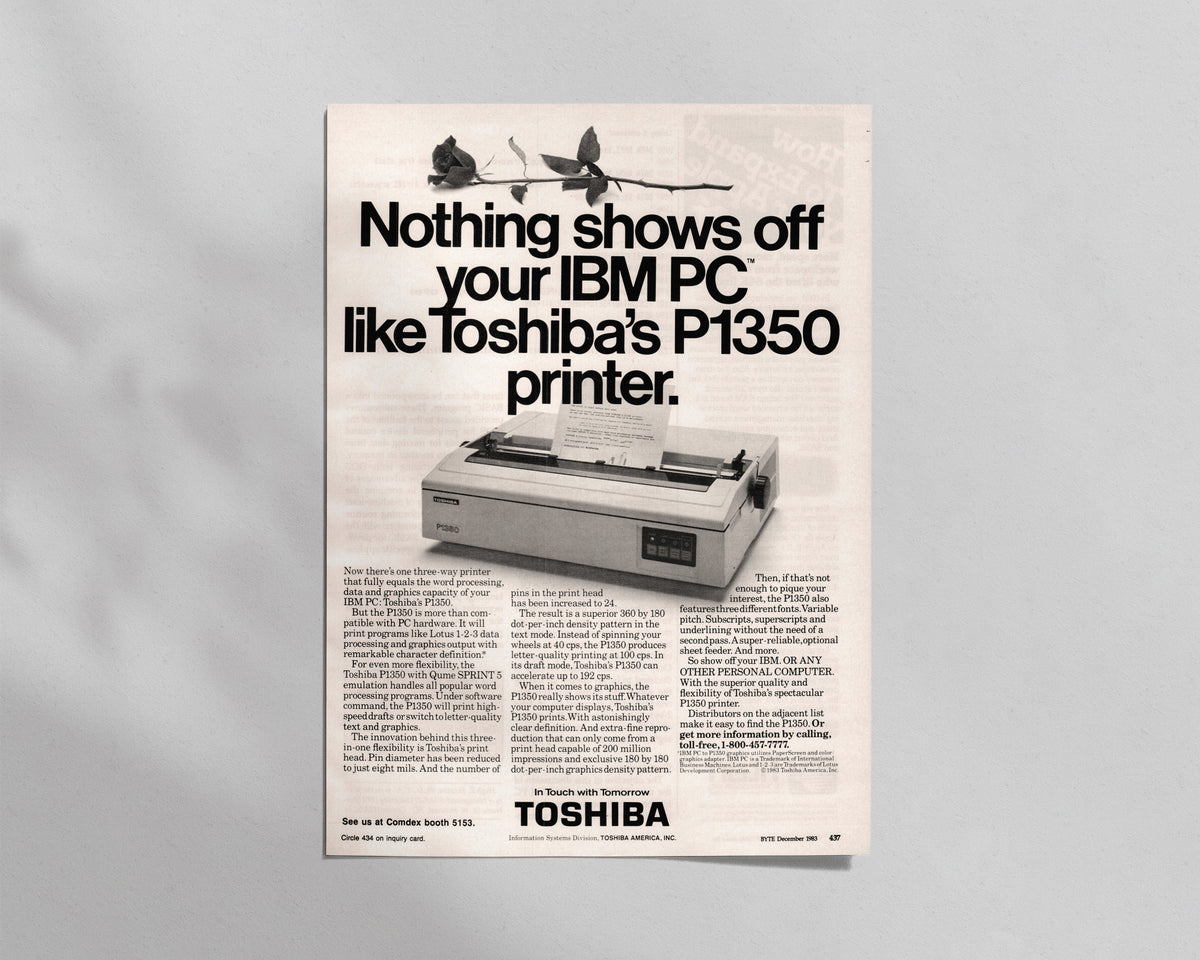 Toshiba—P1350 Printer