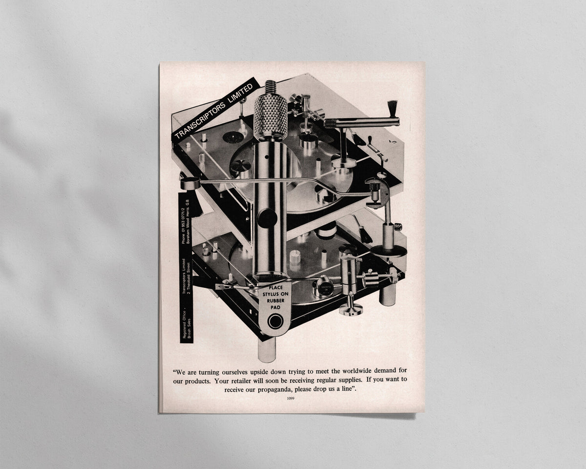 Transcriptor—“Turning ourselves upside down”