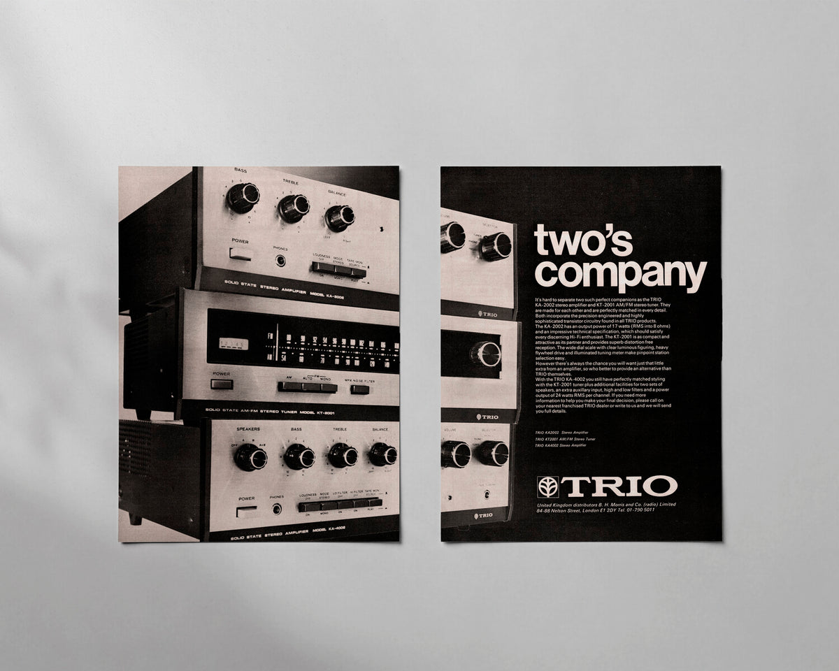 Trio—KT-2001 Tuner & KA-2002 & KA-4002 Amplifiers