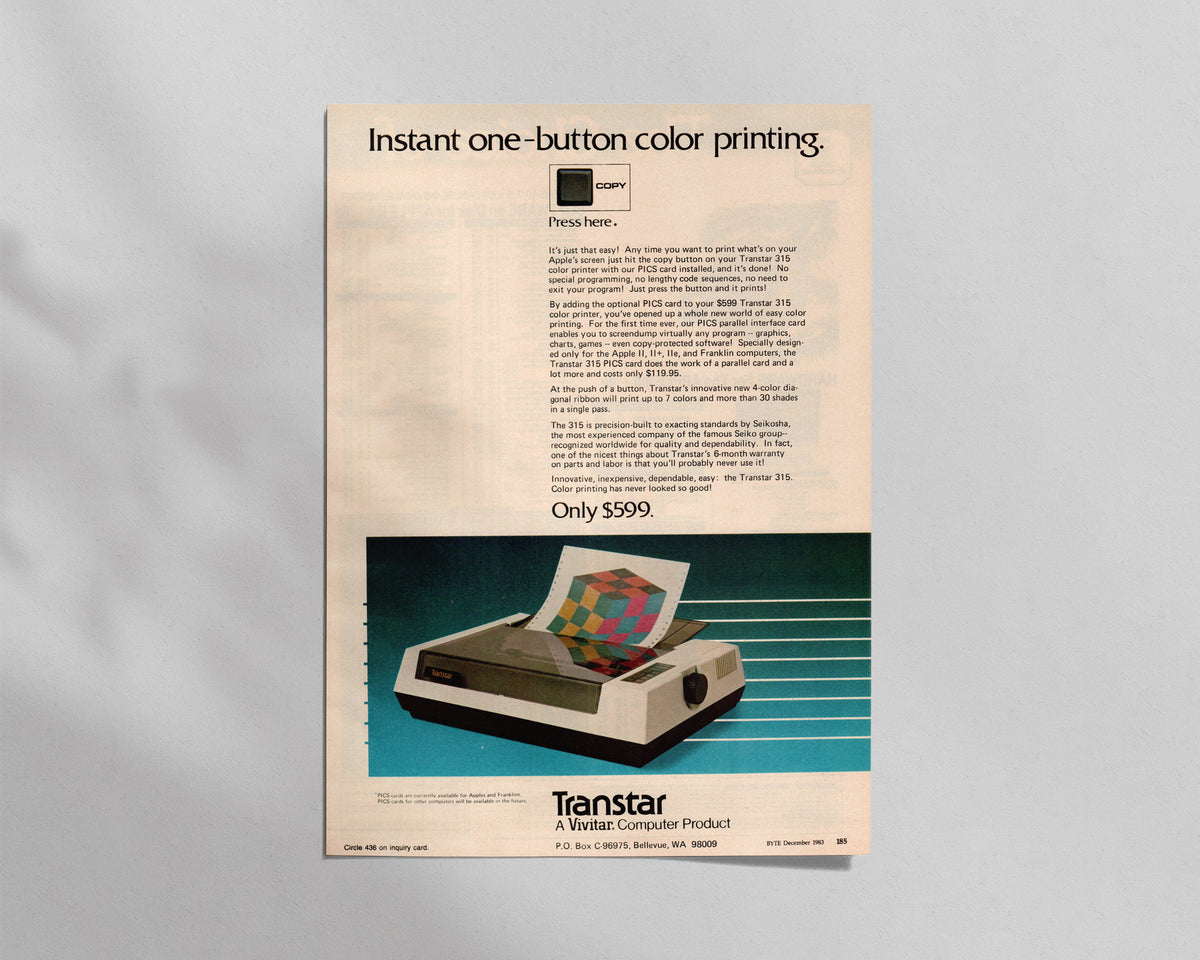 Transtar—315 Color Printer