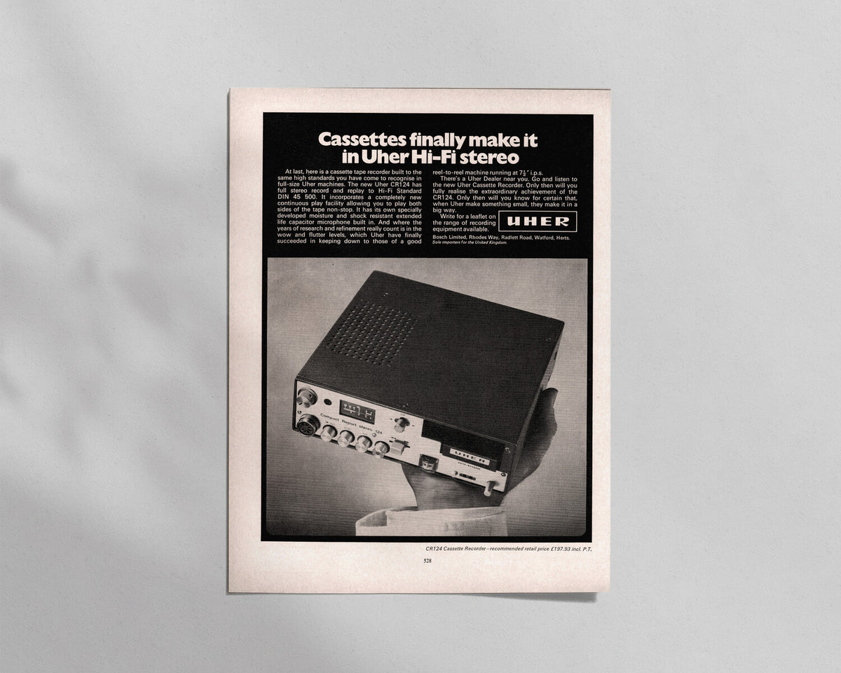 Uher—CR124 Cassette Recorder