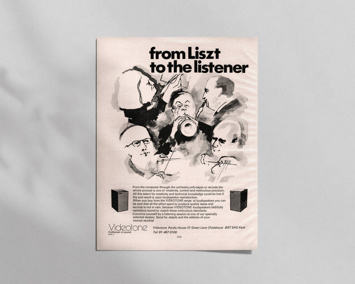 Videotone—“From Liszt to the listener”