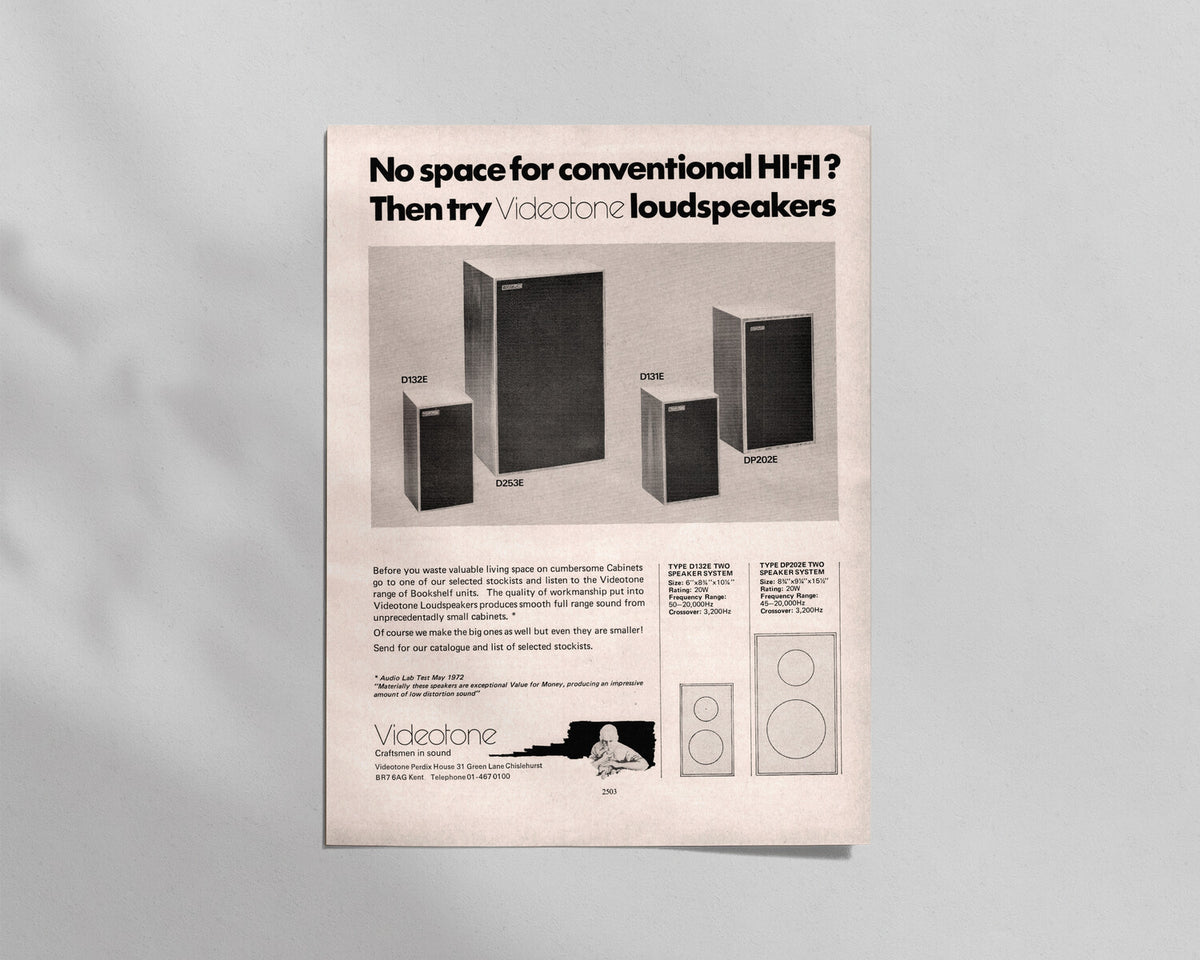 Videotone—Speakers