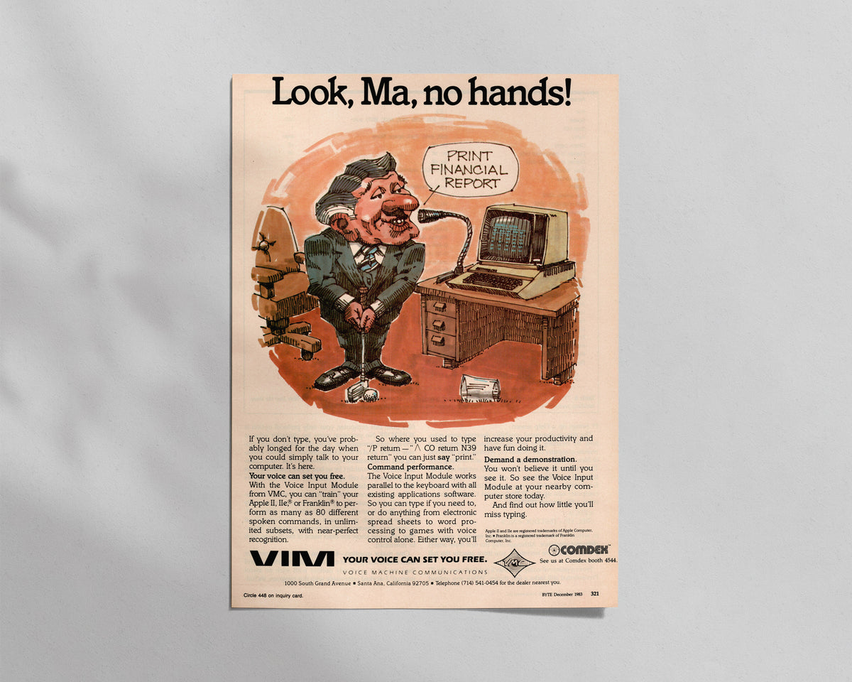 VIM—Voice Input Module for Apple II