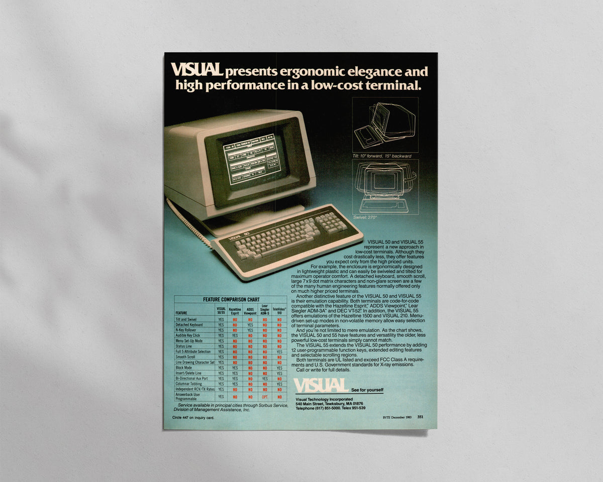 Visual—50 & 55 Terminals