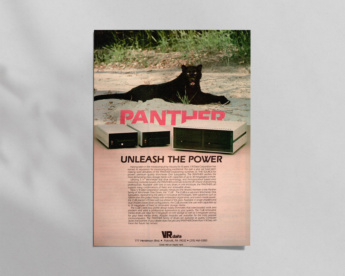 VR Data—PANTHER Drives